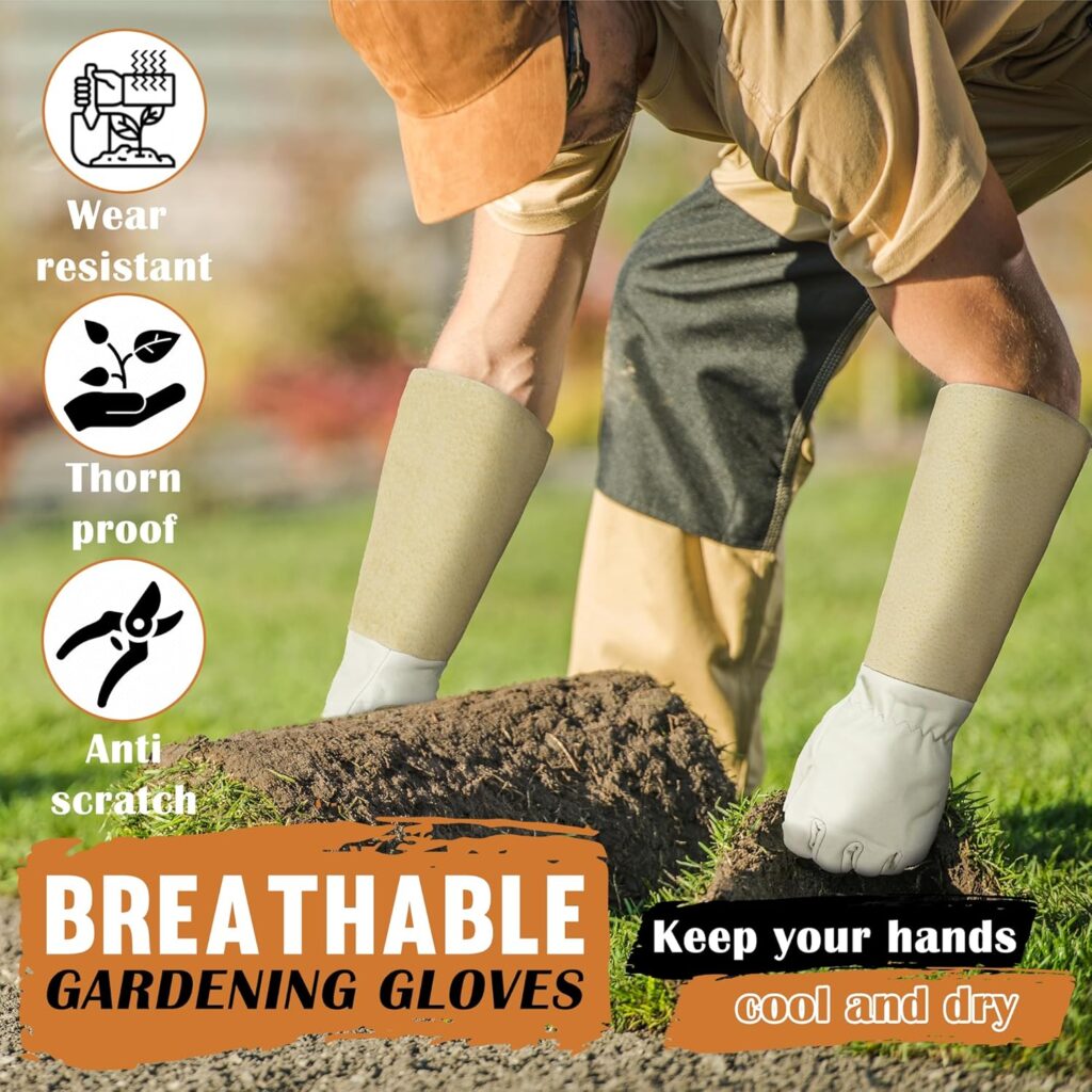 handlandy breathable gardening gloves 